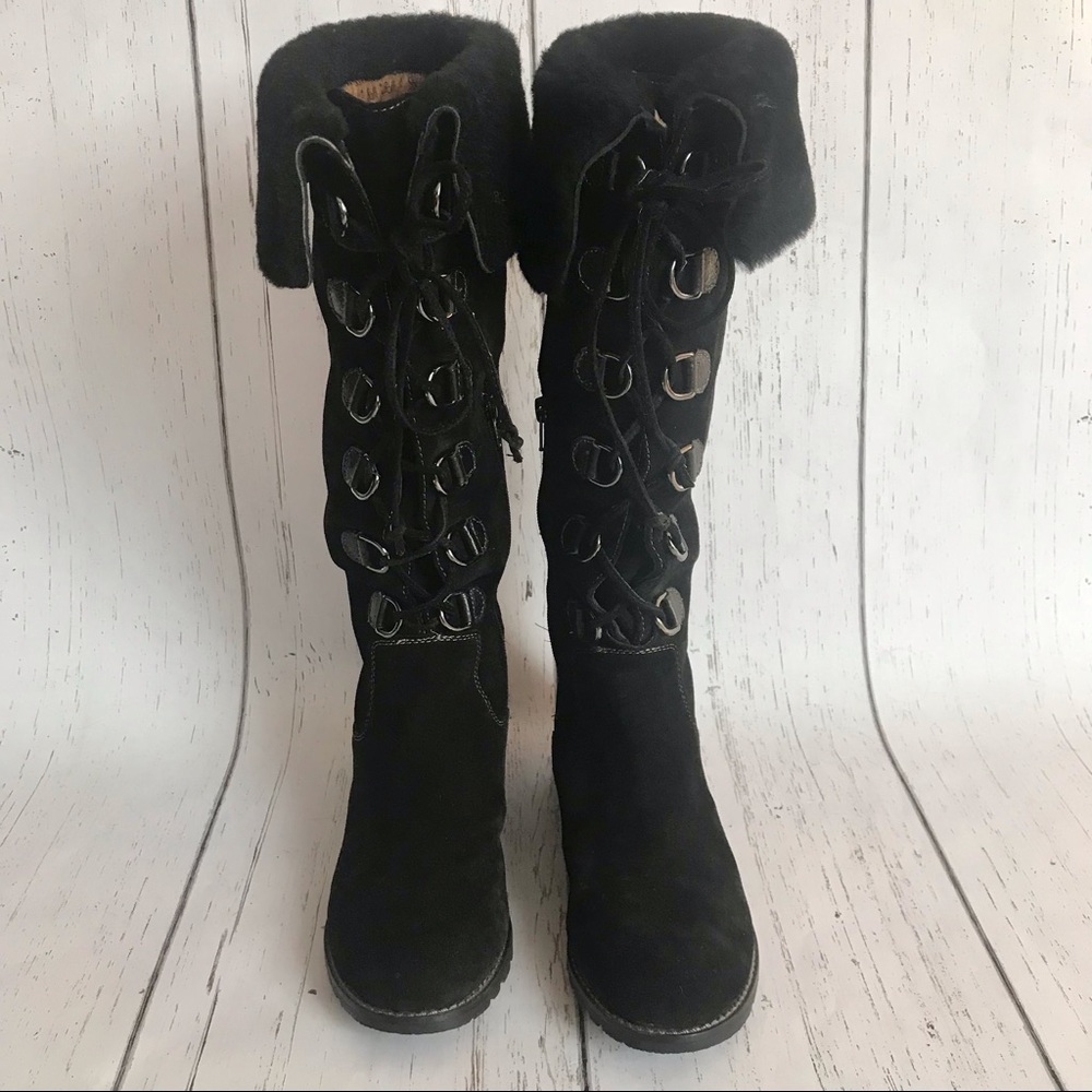 Sofft Suede & shearling boots